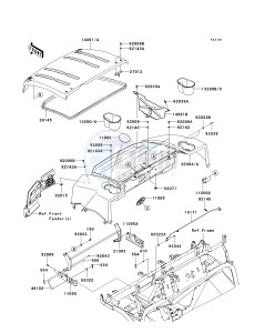 KAF 620 P [MULE 4000] (P9F-PAF) P9F drawing FENDERS