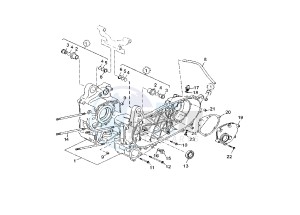 YP R X-MAX 125 drawing CRANKCASE