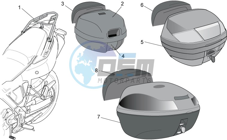 Acc.-Top/cases side cases II