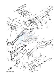 XP500 T-MAX 530 (59CF) drawing SIDE COVER 2