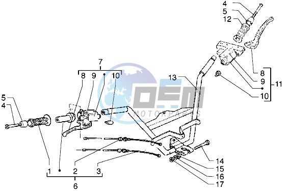 Handlebars-master cylinders