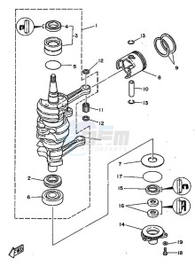 30DMHO drawing CRANKSHAFT--PISTON