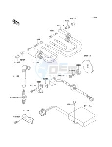 ZX 1100 D [NINJA ZX-11] (D4-D6) [NINJA ZX-11] drawing IGNITION SYSTEM