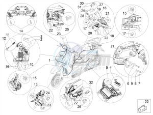 BEVERLY 300 IE ABS E4 (APAC) drawing Main cable harness