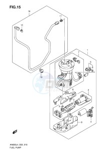 AN650Z ABS BURGMAN EXECUTIVE EU drawing FUEL PUMP