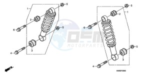 TRX250TEA Europe Direct - (ED / EC) drawing FRONT CUSHION