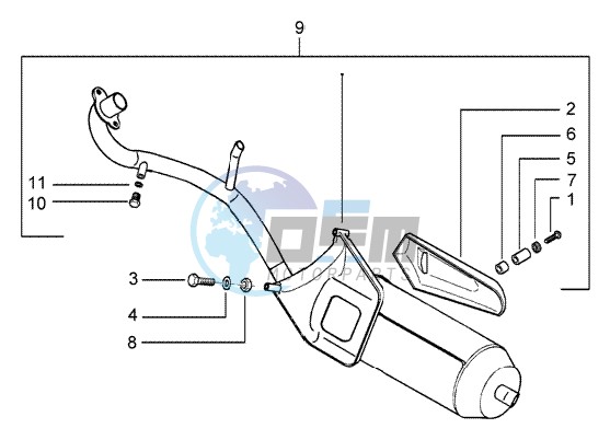 Catalytic silencer