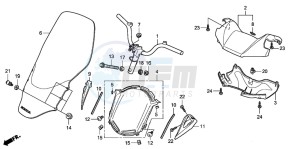 FES125 PANTHEON drawing HANDLE PIPE/HANDLE COVER (FES1257/A7)(FES1507/A7)