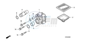 TRX420FMA Europe Direct - (ED / 4WD) drawing OIL PUMP