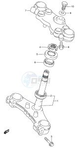 RF900R (E2) drawing STEERING STEM