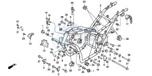 VF750C drawing FRAME BODY