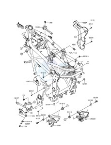 Z250SL BR250EFS XX (EU ME A(FRICA) drawing Frame Fittings