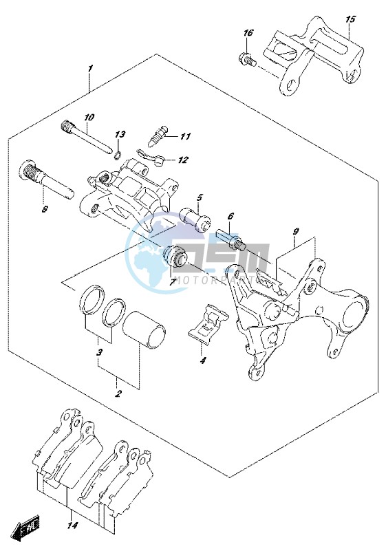 REAR CALIPER