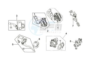 QUAD LANDER 250 drawing BRAKE CALIPER / BRAKE LEVER