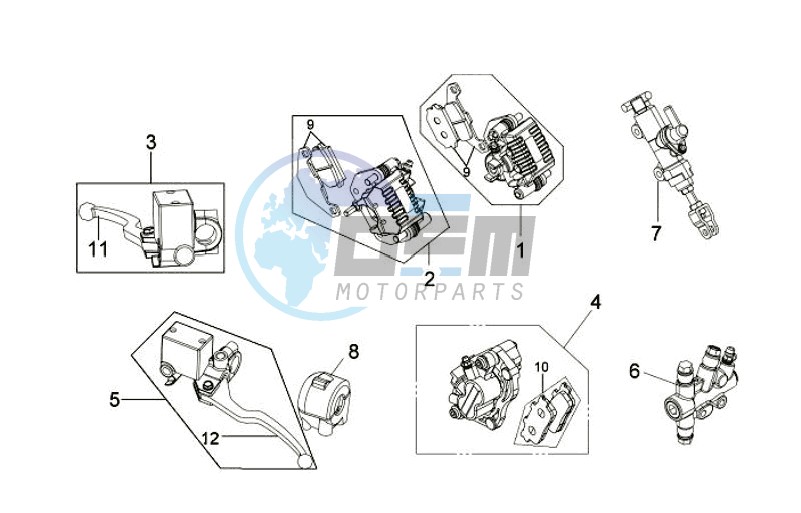 BRAKE CALIPER / BRAKE LEVER