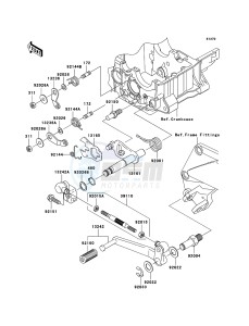 ZZR1200 ZX1200-C4H XX (EU ME A(FRICA) drawing Gear Change Mechanism