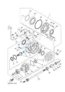 YXR700F YXR7FB RHINO 700 (1RB2 1RB3 1RB4 1RB5) drawing DRIVE SHAFT