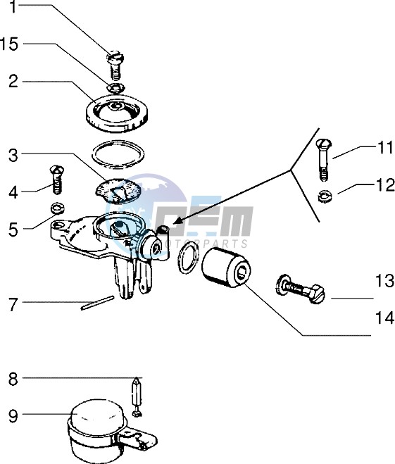 Carburettor upper