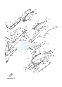 CZD250-A  (BPU1) drawing STAND & FOOTREST 2