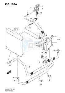 UH200 BURGMAN EU drawing RADIATOR HOSE