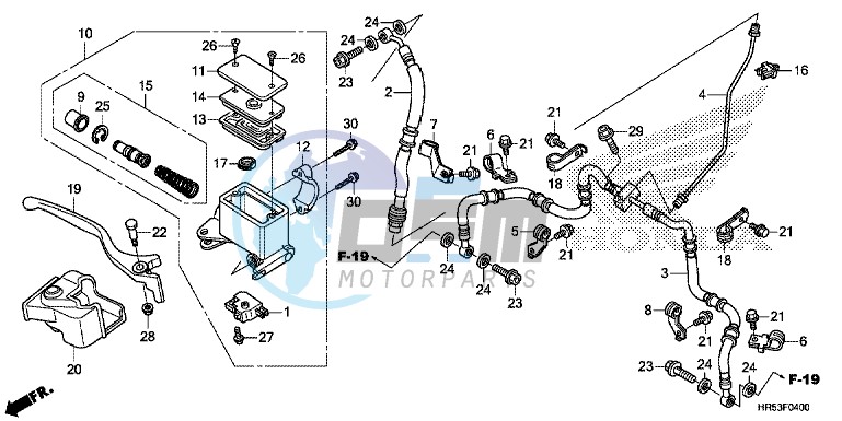 FRONT BRAKE MASTER CYLINDER