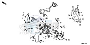 TRX500FA5H TRX500FA ED drawing SUB TRANSMISSION COVER