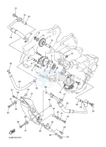 WR250F (1HCE) drawing OIL PUMP