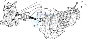 Hexagon 125 GT drawing Crankshaft