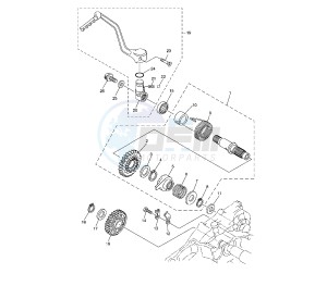 YZ F 250 drawing STARTER