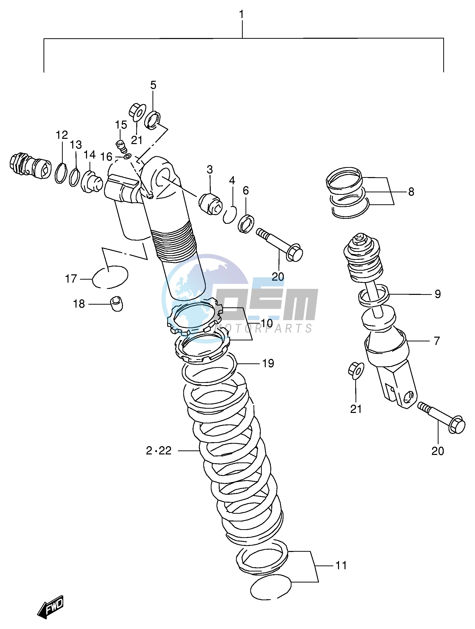 SHOCK ABSORBER (MODEL V)