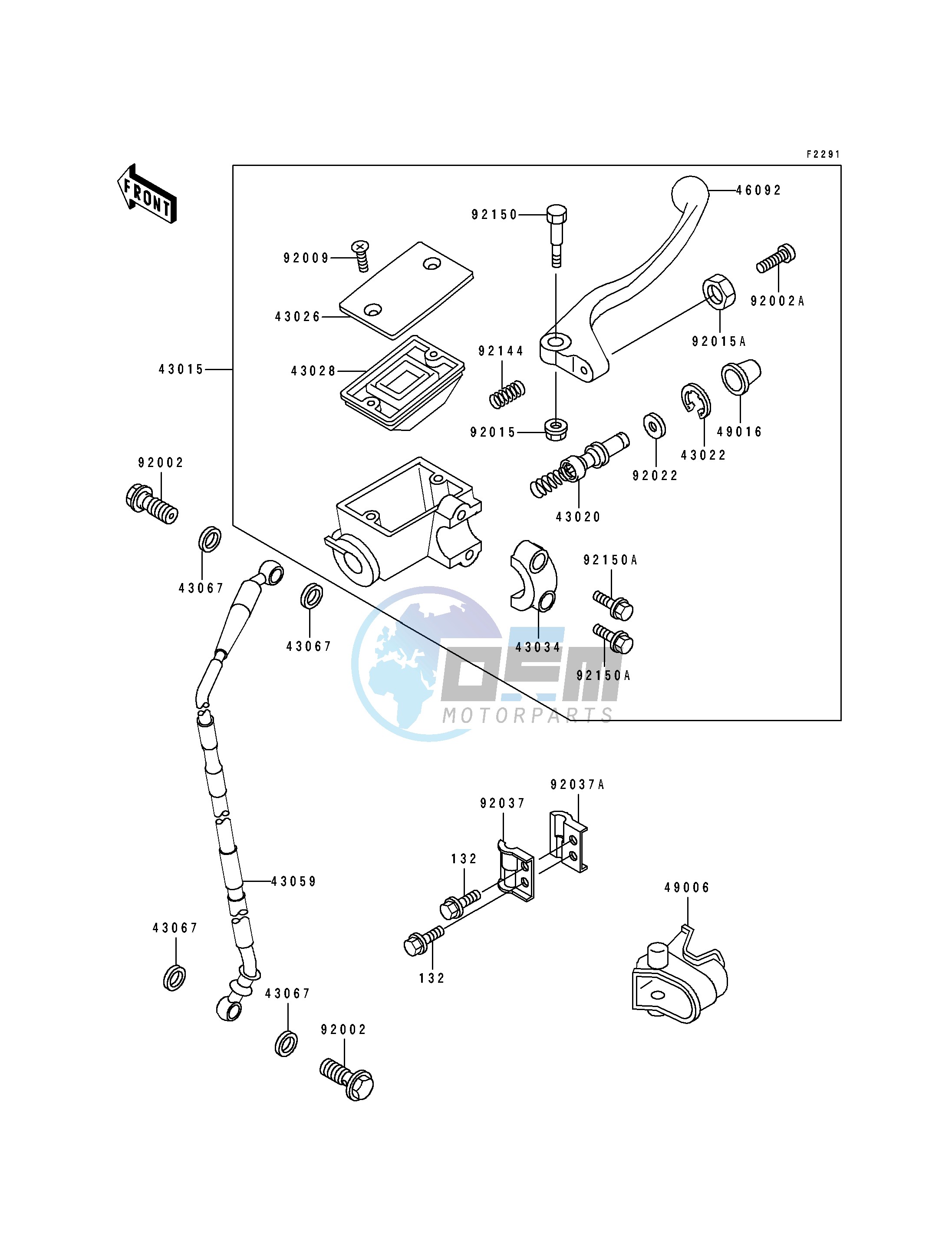 FRONT MASTER CYLINDER