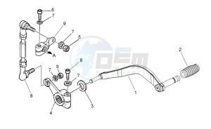 V7 Stone 750 USA-CND drawing Gear lever