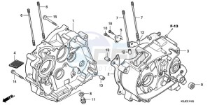 CRF80F9 Australia - (U) drawing CRANKCASE (CRF80F)