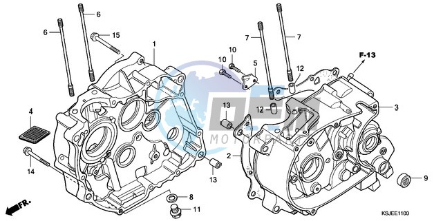 CRANKCASE (CRF80F)