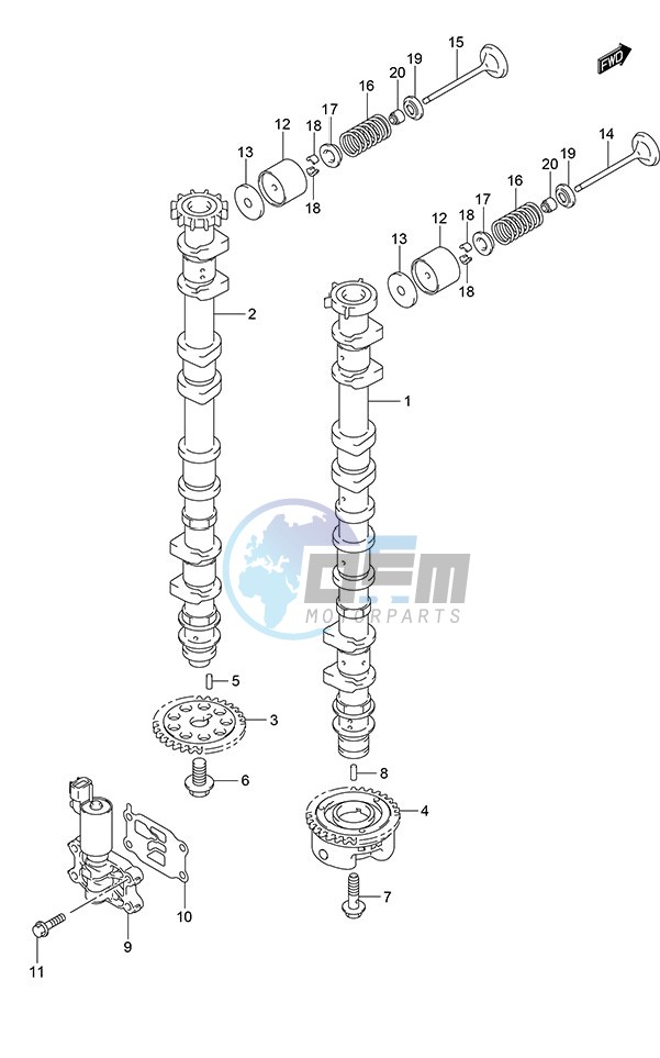 Camshaft (Model: TG/ZG)