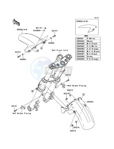 ER-6n ABS ER650D9F GB XX (EU ME A(FRICA) drawing Front Fender(s)