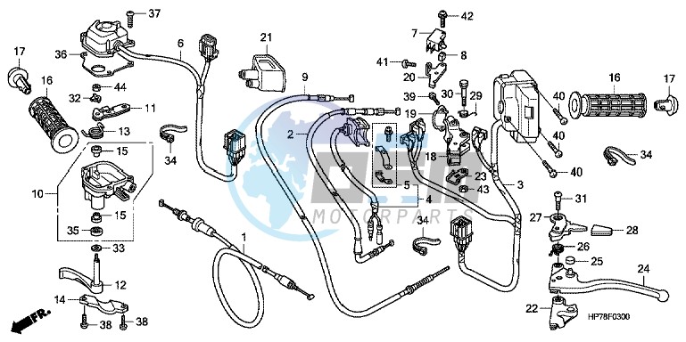 HANDLE LEVER/SWITCH/CABLE