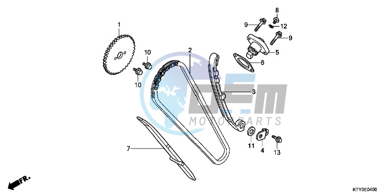 CAM CHAIN/TENSIONER