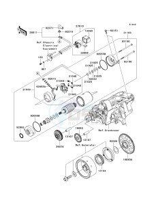 ER 650 A [ER-6N (AUSTRALIAN] (A6F-A8F) A6F drawing STARTER MOTOR--  - ER650AE046804- -