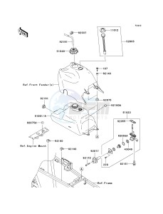 KVF 360 C [PRAIRIE 360 4X4 HARDWOODS GREEN HD] (C6F-C9F) C8F drawing FUEL TANK