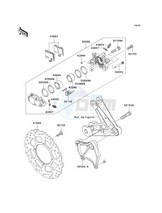 ZG 1400 B [CONCOURS 14] (8F-9F) B8F drawing REAR BRAKE