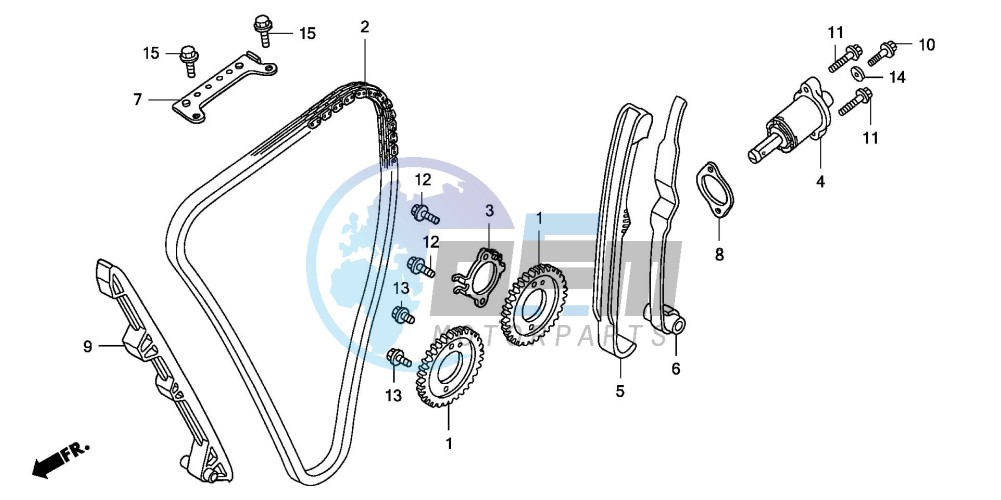 CAM CHAIN/TENSIONER