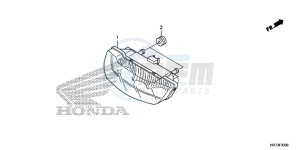 TRX420FA6G TRX420 Europe Direct - (ED) drawing TAILLIGHT