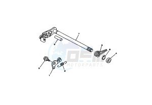 XT X 125 drawing SHIFT SHAFT