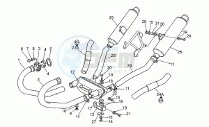 V 10 1000 Centauro Centauro drawing Exhaust unit