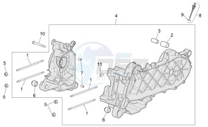 Scarabeo 50 4T E2 drawing Crankcase