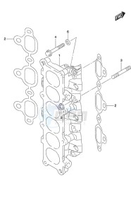 DF 250AP drawing Intake Manifold