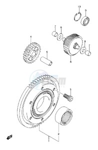 LT-A750XZ drawing STARTER CLUTCH