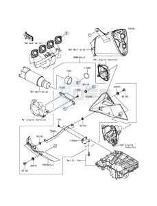 Z800 ZR800CGFA UF (UK FA) XX (EU ME A(FRICA) drawing Accessory(Belly Pan)