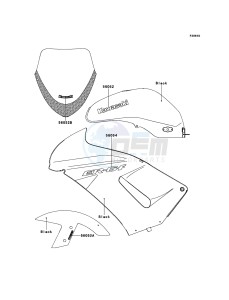 ER-6f ABS EX650B8F GB XX (EU ME A(FRICA) drawing Decals(Black)